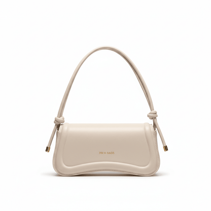 Bolso de Hombro Minimalista para Mujer con Asa de Nudos Modelo Élégance Noire